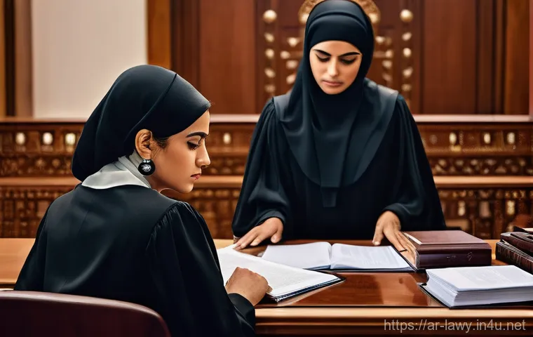 변호사 직업 만족도와 현실 - **Prompt 1: The Lawyer's Dual World: From Ornate Courtroom to Diligent Desk Work**
"An image dep...