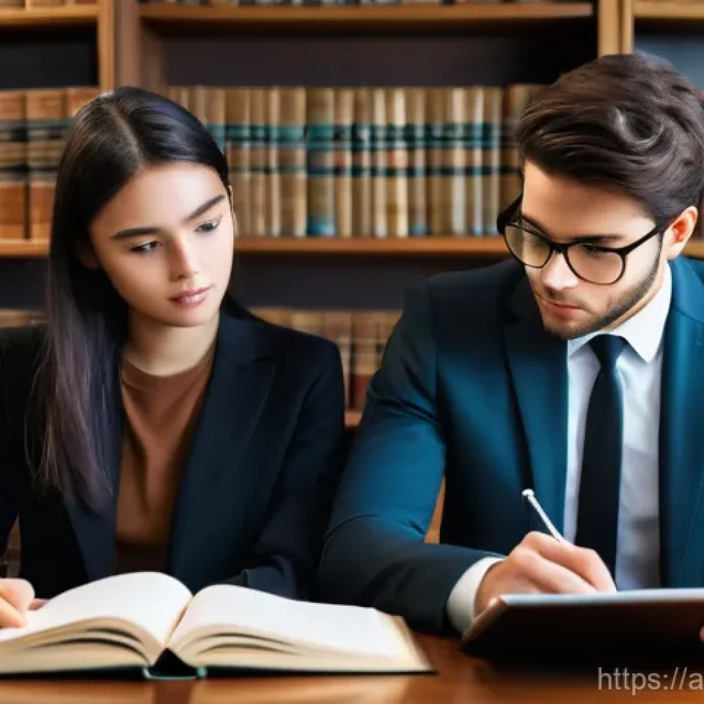 법학 석사와 변호사 자격증의 연계성 - **Prompt 1: Focused Legal Research and Deep Understanding**
    A highly detailed, realistic image o...